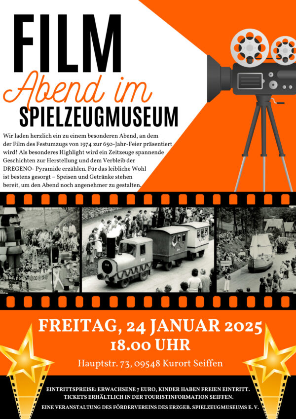 24.01.2025 Kinonacht im SPIELZEUGMUSEUM SEIFFEN