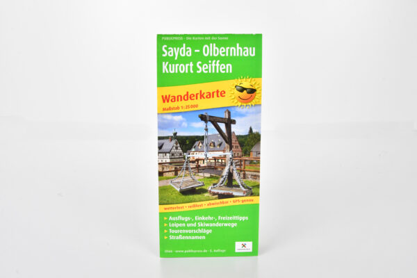 Wanderkarte Sayda-Olbernhau-Kurort Seiffen