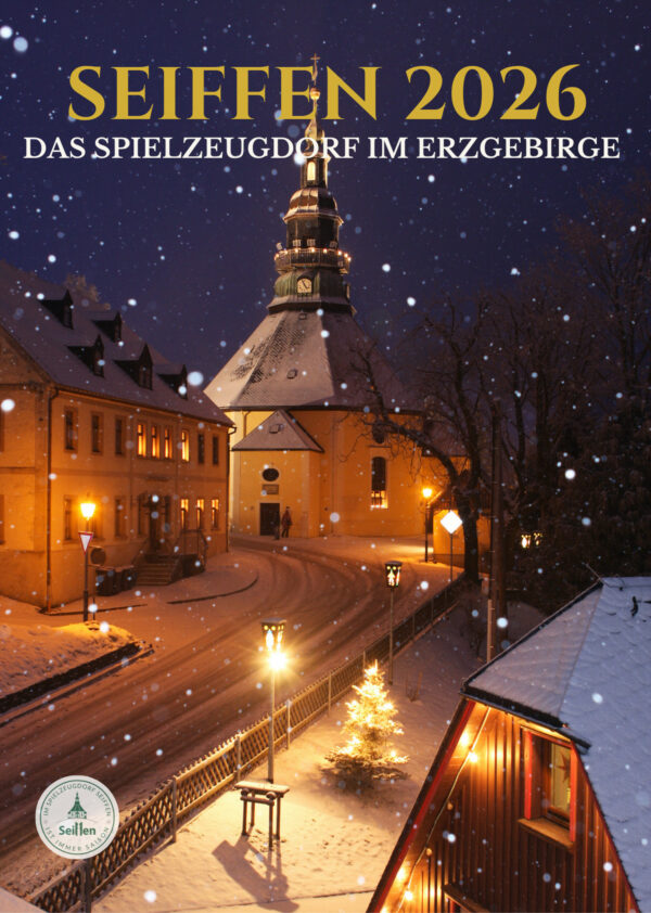Kalender Spielzeugdorf Seiffen 2026